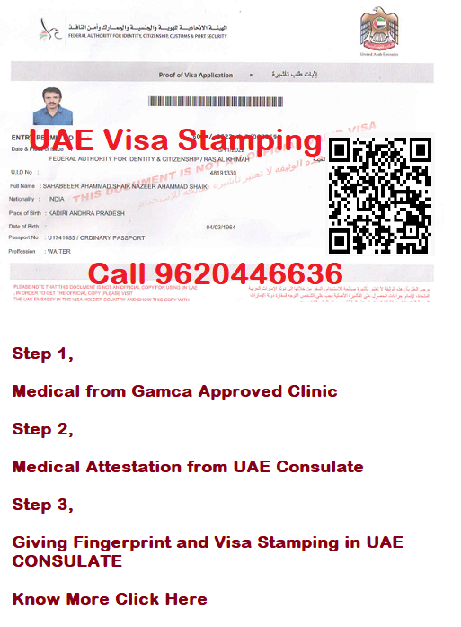 UAE Employment Visa Stamping Process