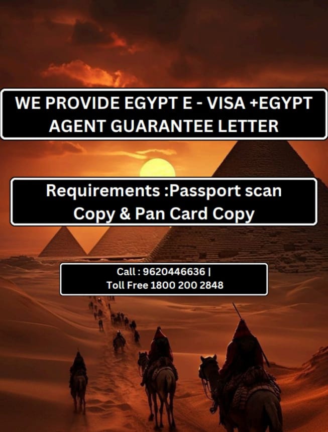 Egypt E- Visa with Gurantee Letter