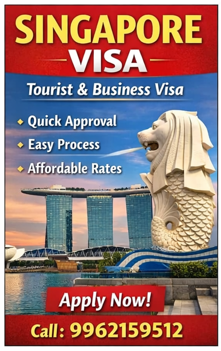 Singapore Tourist Visa Chennai