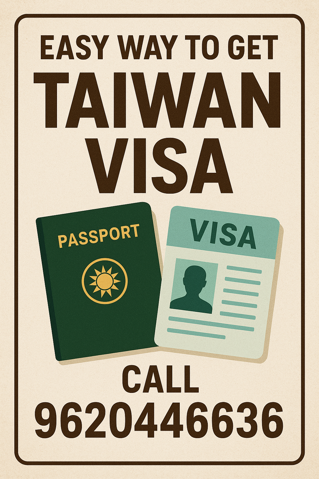 Taiwan Tourist Visa Jayanagar