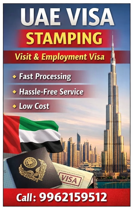 UAE Visa Stamping in Chennai