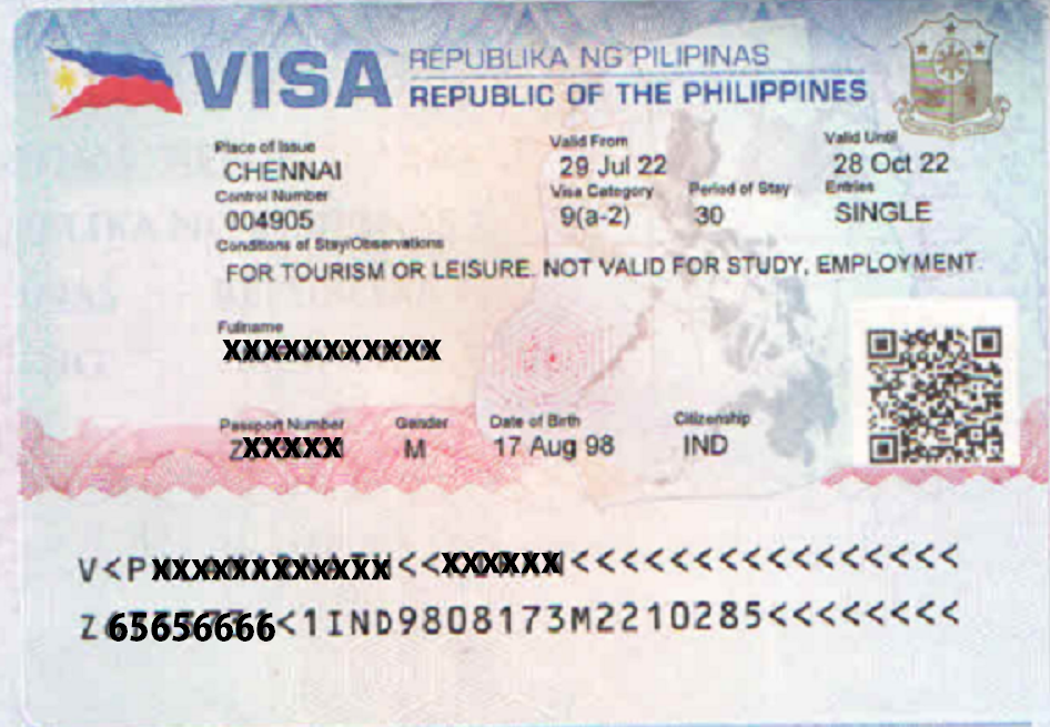 Philipines Tourist Visa